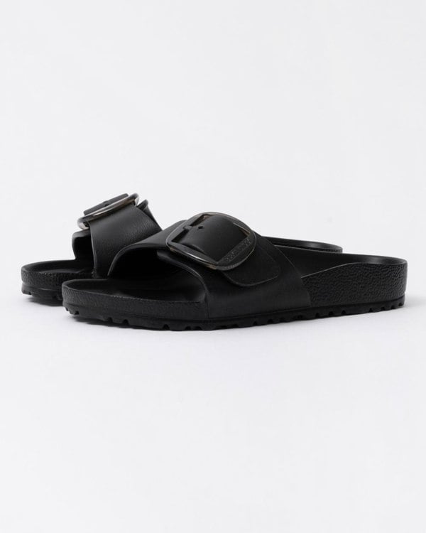 Birkenstock Madrid Big Buckle Womens EVA Sandals - Black - CHO - Designer Womens Sandals