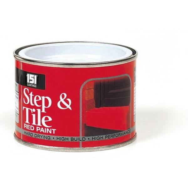 151 5X Step & Tile Red Paint Tin 180ml