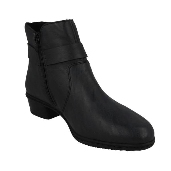 Rieker Ladies Rieker Ring Detailed Heeled Ankle Boots Y0775