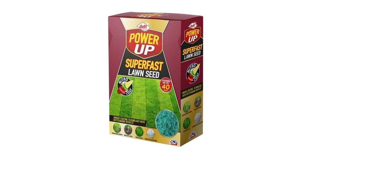 Doff Power Up Superfast Lawn Seed With Nitro Coat 1Kg