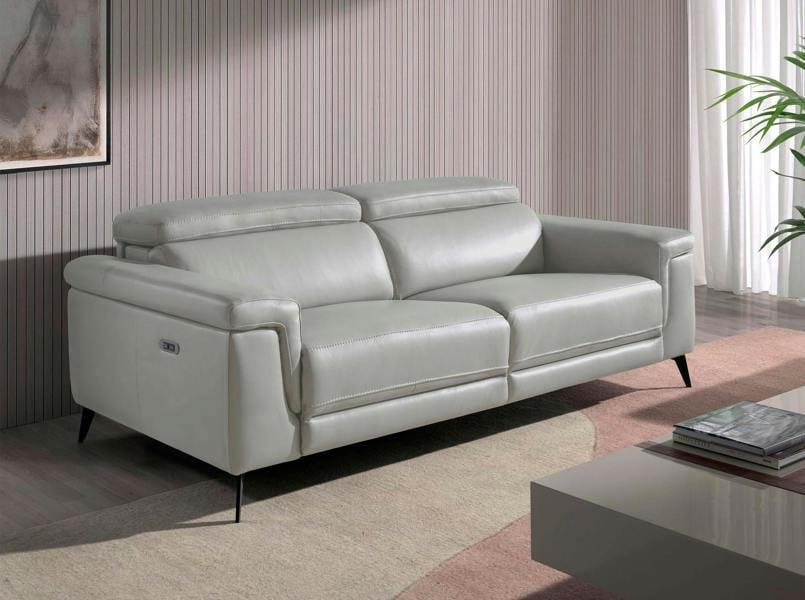 Angel Cerdá Relax sofa in grey leather 6107/6108