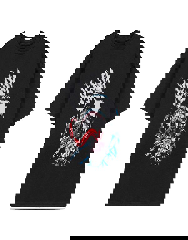 Marvel Venom Mens Black Tongue Short Sleeved T-Shirt