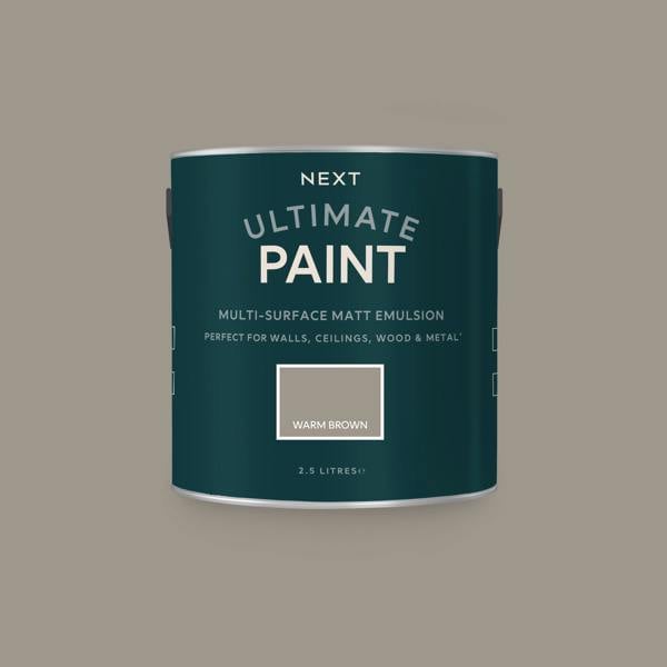 Next Warm Brown Mixed To Order Ultimate Paint 2.5L