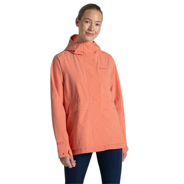 Craghoppers Womens/Ladies National Trust Cinquefoil Waterproof Jacket - Spiced Apricot - 