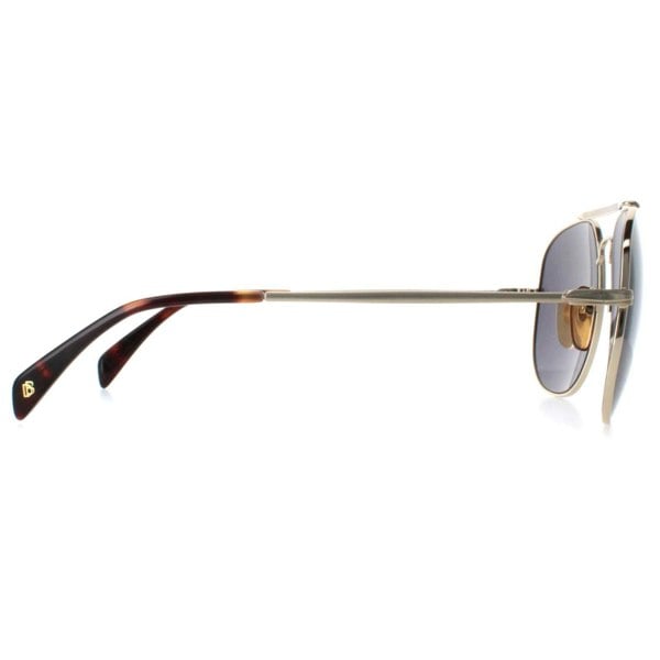 David Beckham Sunglasses DB7004/S J5G T4 Gold Silver