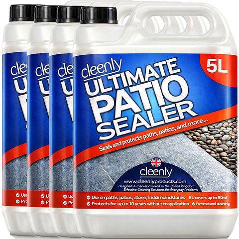 Cleenly Ultimate Patio Sealer Patio & Driveway Sealant to Prevent Weathering & Stains 20L