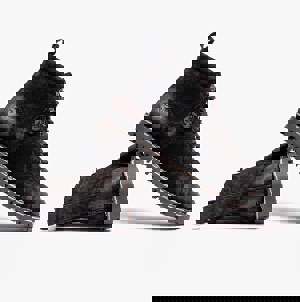 Popps 1961 MOD Mens Suede Boots Black