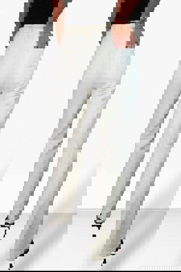 Paulo Due Womens High Waist Straight Leg Coloured Denim Jeans