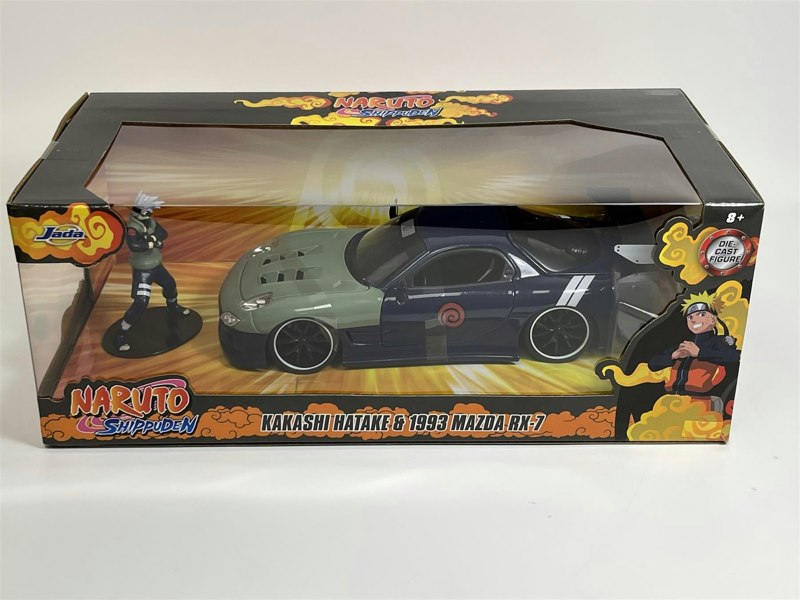 Jada Kakashi Hatake Naruto Shippudem and 1993 Mazda RX-7 1:24 Scale 253255055 34370