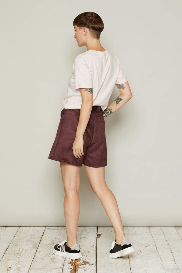 Bo Carter Kylie Shorts - Burgundy