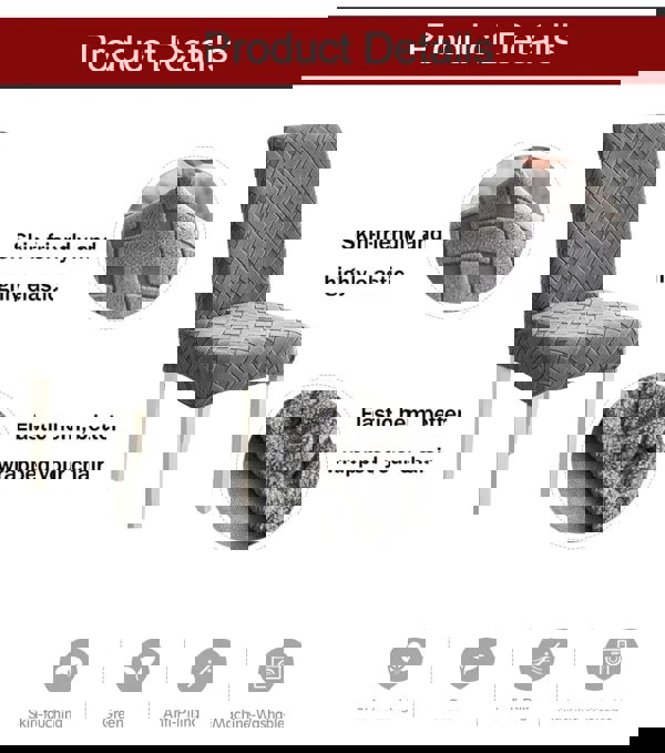 Anyseat Chair Cover Green Bear Design with Anti-Dirt and Elastic Material for Dining Room Kitchen Wedding Hotel Banquet Restaurant