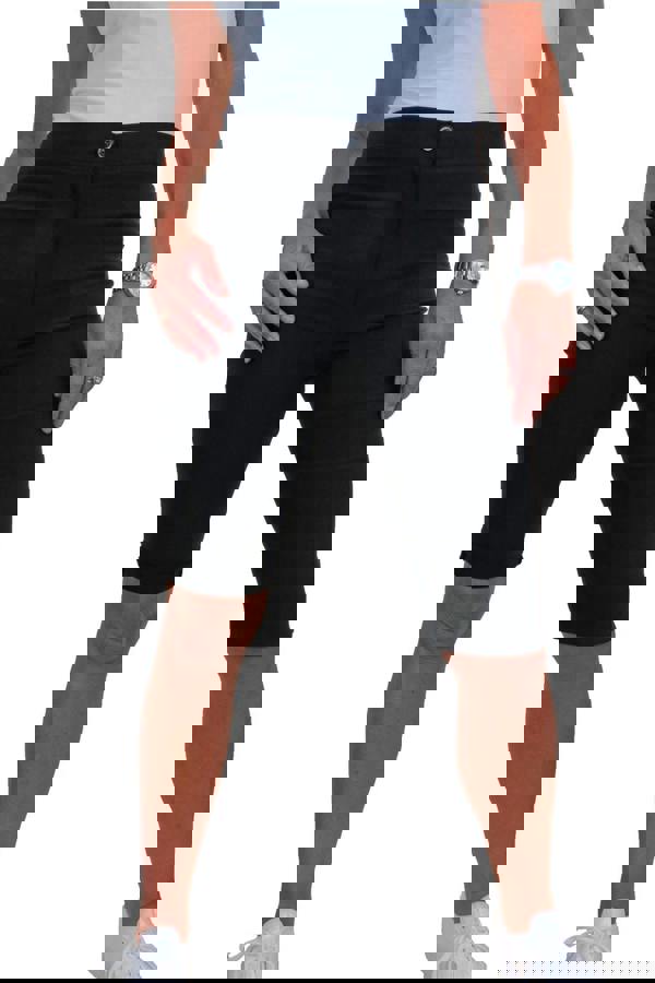 Paulo Due Women's Casual Stretch Knee Length Shorts