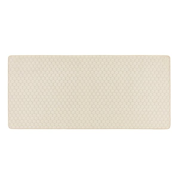 My Mat Sculptured Washable Honeycomb Ivory