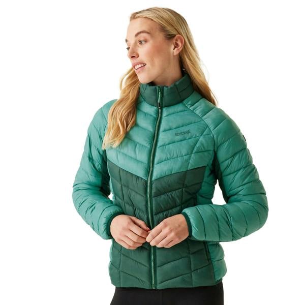 Regatta Womens/Ladies Dalent Quilted Jacket - Dusty Green/Rainforest - 