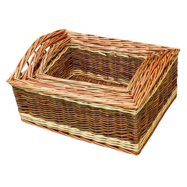 Deep Galleon Wicker Trays