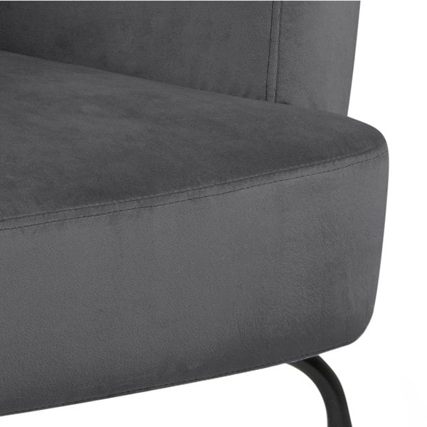Furniture To Go Melissa Lounge Chair in Dark Grey
