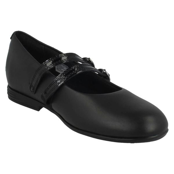 Clarks Girls Clarks Double Strap Mary Jane School Shoes Finja Bar