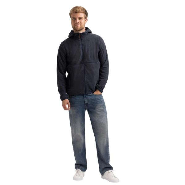 Trespass Mens Brian AT200 Full Zip Fleece Jacket - Charcoal - 