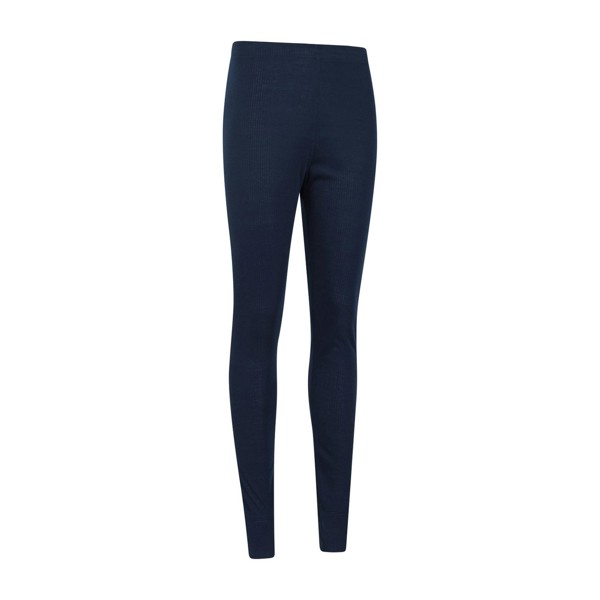 Mountain Warehouse Womens/Ladies Talus Thermal Base Layer Leggings (Pack of 2) - Navy - Navy - 100% Polyester