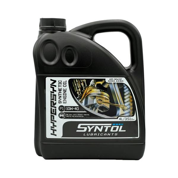 Syntol 10W40 Semi-Synthetic Engine Oil SYNTOL HYPER-SYN P1 API SN CF A3/B3 A3/B4