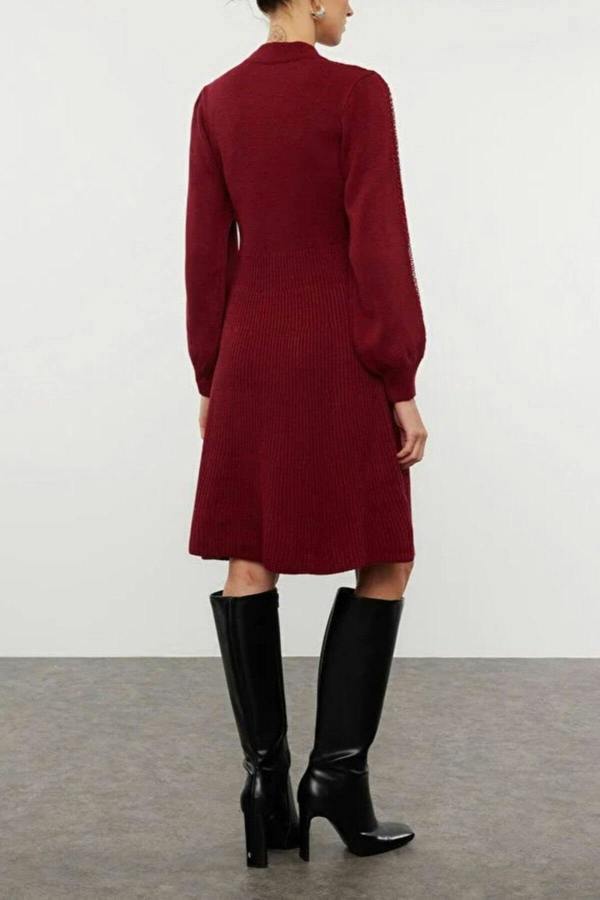 WOVCOR Mini Knit Lace Dress