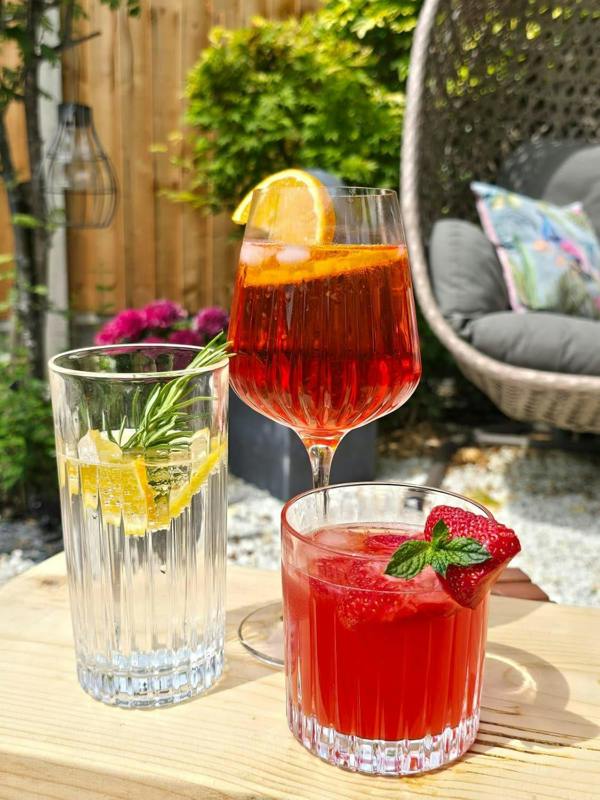 Broadway Crystal Spritz Glasses - Set of 4