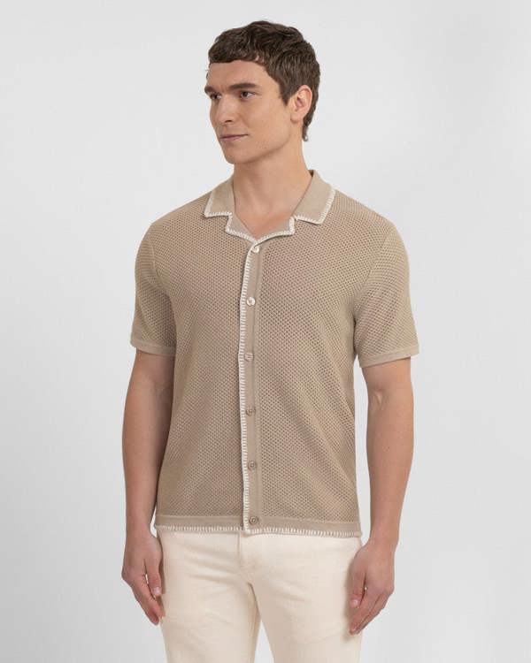 Steel & Jelly Morden - Honeycomb Knit Short Sleeve Shirt