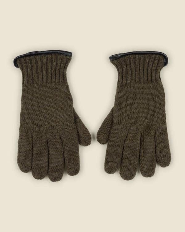 Larsson & Co Knitted Gloves With Fleece Lining