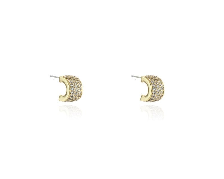 Cachet London Lily Gold Hoop Earrings