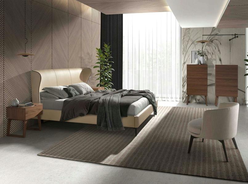 Angel Cerdá Bedside Table Walnut 7005