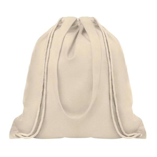 MidOcean Moira Canvas Drawstring Bag - Beige - 