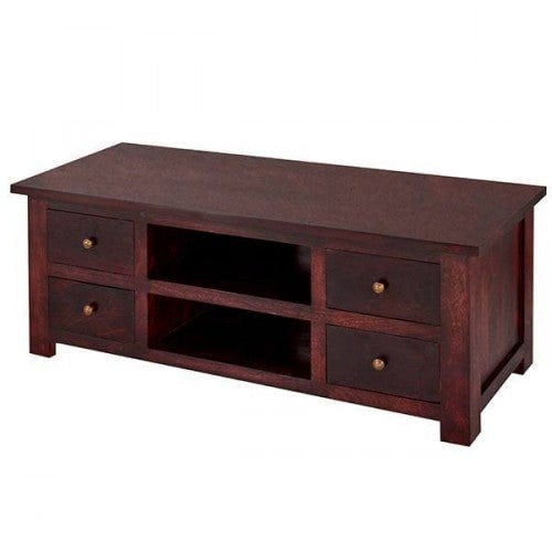 IH Design Jinita Dark Wood TV Cabinet with Drawers