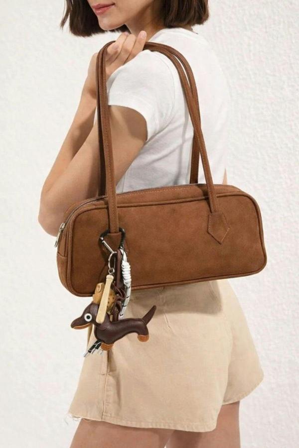 WOVCOR Charm Detailed Women's Mini Bowling Shoulder Bag