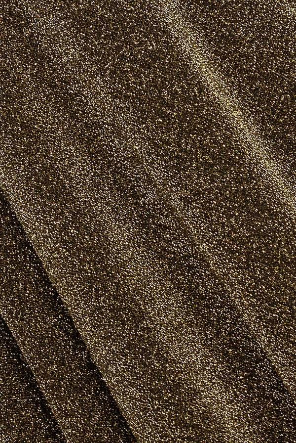 Crossover Lurex Glitter Maxi Dress - Brown DR1886
