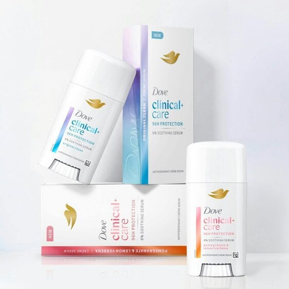 Dove Clinical + Care Anti-Perspirant Cream 6x60ml, Pomegranate & Lemon Verbena