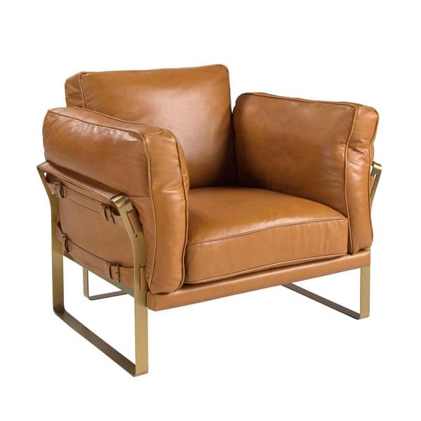 Angel Cerdá Camel Leather Armchair 5169