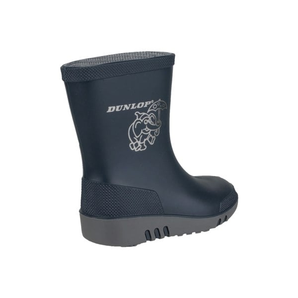 Dunlop Childrens/Kids Elephant Wellington Boots - Blue/Grey