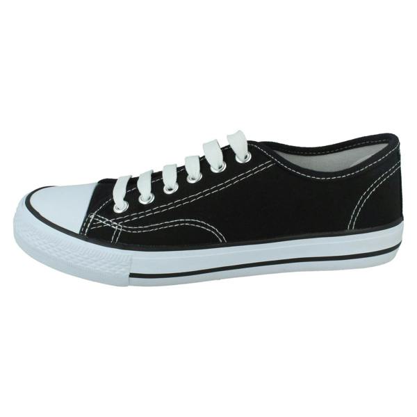Spot On Ladies Spot On Casual Lace Up Trainers F80543