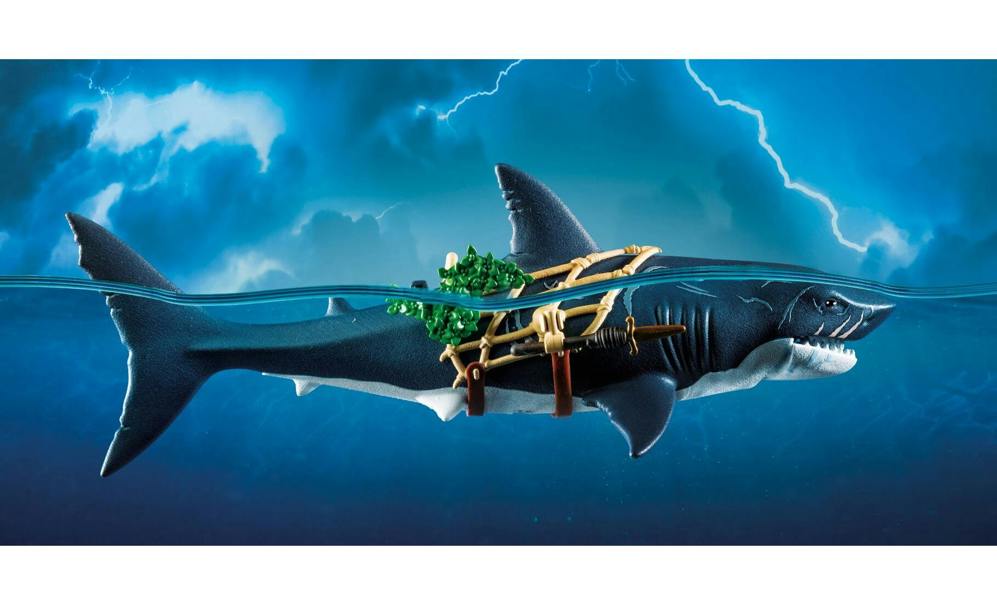 Playmobil Pirates Giant Shark with Biting Function - 71793 Playset