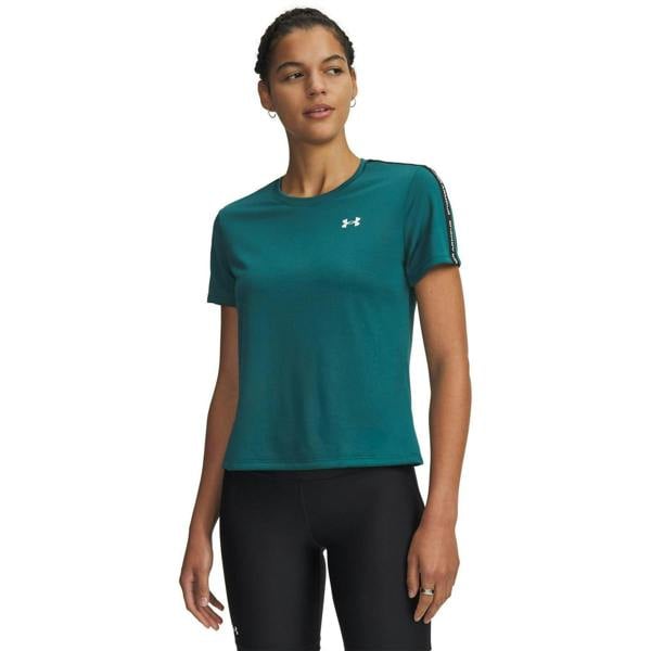 Under Armour Womens/Ladies Tech Lightweight T-Shirt - Green/Black/White - 
