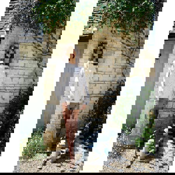 Blue Vanilla Check Mini Skirt