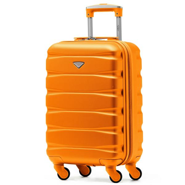Flight Knight 55x35x20cm Cabin Carry Bag Hard Shell Suitcase 100+ Airline Approved