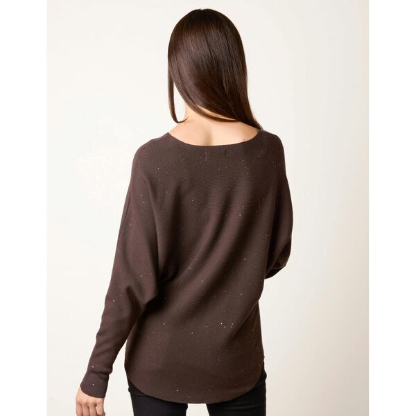 Blue Vanilla Batwing Glitter Knit Jumper