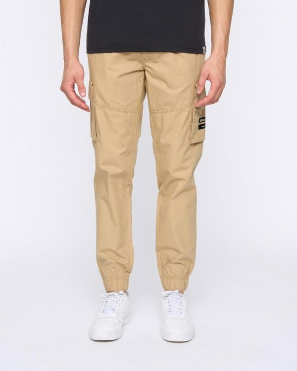 Duck and Cover Chesser Jog Pants - Stone