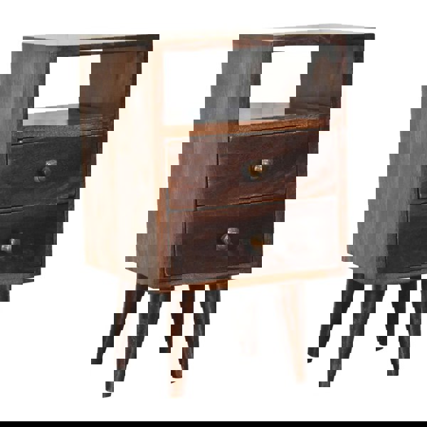 Artisan Furniture Solid Wood Mini Classic California Walnut Bedside