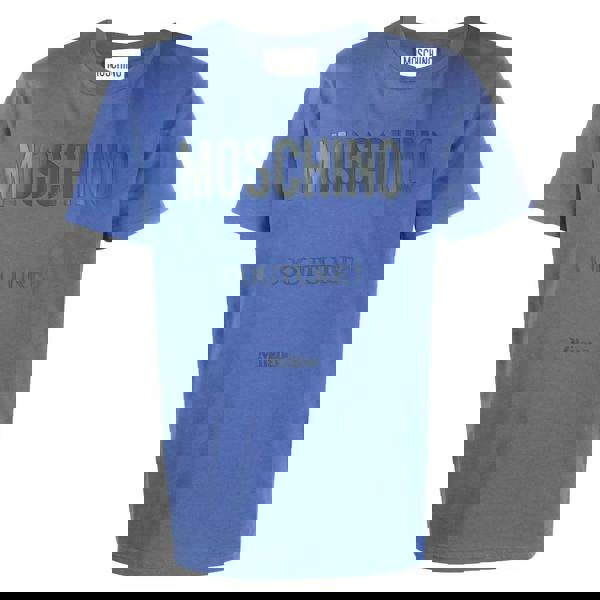 Moschino Mens Couture Milano T-Shirt - Blue - 