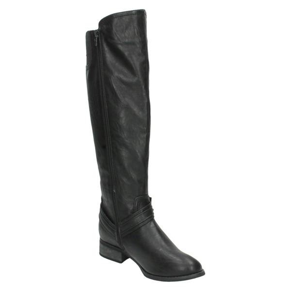 Spot On Ladies Spot On Knee High Boots