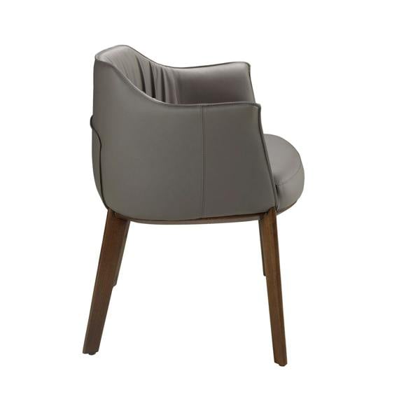 Angel Cerdá Grey Leatherette Chair 5152