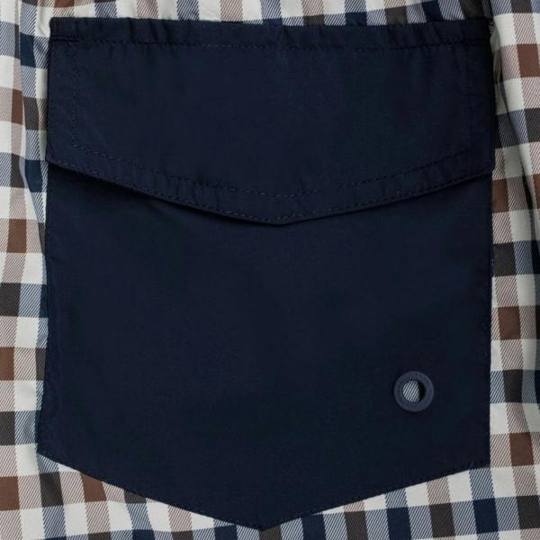 Aquascutum Active ICONIC VOLLEY AB_ICON_BB003 28 Beige Swim Shorts Mens S