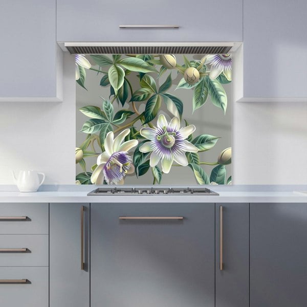 Warren Reed - Designer Passion Flowers Kitchen Splashback